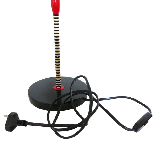 Postmodern Table Lamp from Olivier Villatte, 1980s For Sale - Image 6 of 11
