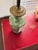 Asian Antique Vintage Imari Style Porcelain Table Lamp — Hand-Painted Crackle Glaze, Prunus & Swallow, Mid-Century For Sale - Image 3 of 4