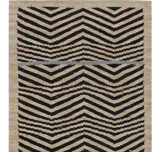 Modern Modern Flat-Weave Wool Runner by Doris Leslie Blau For Sale - Image 3 of 5
