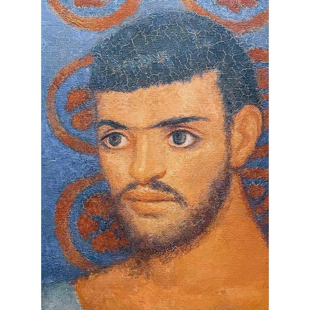 American "Young Aegean Islander," Brilliant Painting by Bloch For Sale - Image 3 of 5