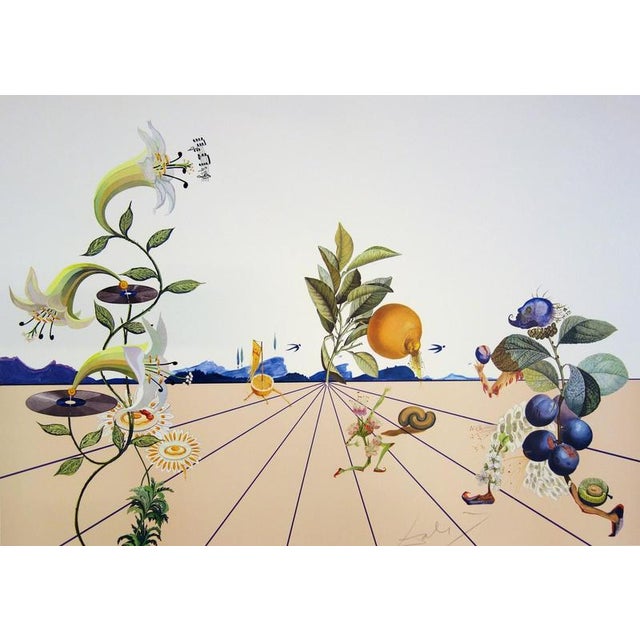 Salvador dali (1904-1989) flordali i, 1981 original lithograph and embossing signed in the plate limited edition of 4880...