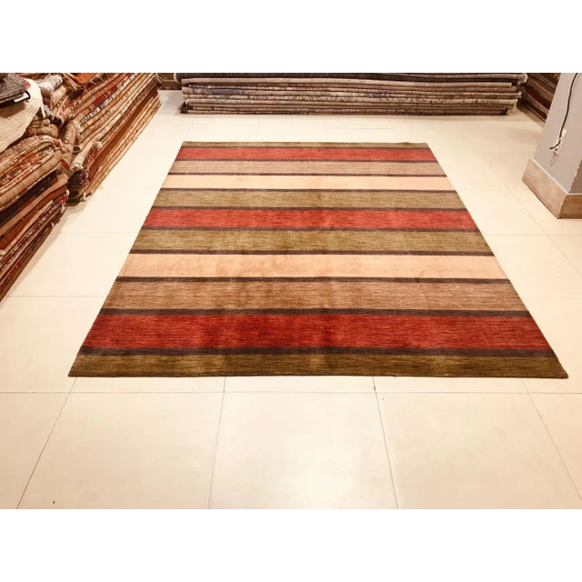 Hand Loomed Carpet, 1982 For Sale - Image 9 of 12