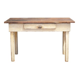 Early 20th C. Primitive Farmhouse Desk/Console C.1910-1930 For Sale