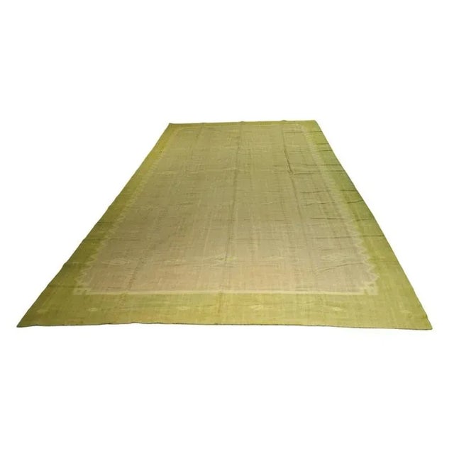 This 8x17 vintage Dhurrie rug is an exciting new curation from Rug & Kilim’s latest acquisition of rare and exemplary mid-...