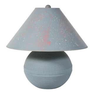 1980s Mid-Century Modern Flute of Chicago Cardboard Lamp For Sale