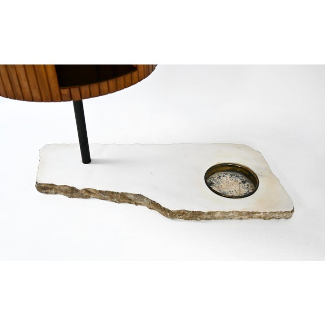 Wood Italian Wall Unit attributed to Vittoriano Viganò, 1960s For Sale - Image 7 of 12