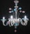 "Amsterdam" Large Size Vintage Pink and Blue Tulip Murano Glas Chandelier, 1970s For Sale - Image 13 of 14