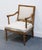 HIGH END VINTAGE Solid Cherry Italian Neoclassical Tuscan Style 24" Accent Arm Chair Cannot identify manufacturer, but...
