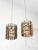 Vintage Italian Brass Cage Pendant Lamps, 1970s, Set of 2 For Sale - Image 12 of 15