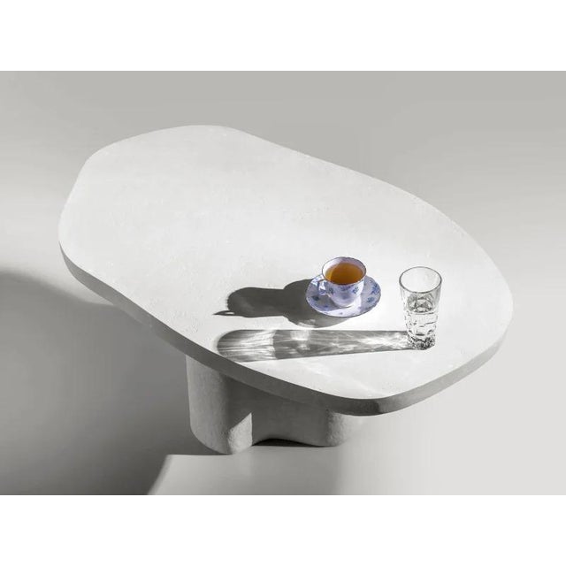 White Stone Coffee Table by Donatas Zukauskas For Sale - Image 6 of 12