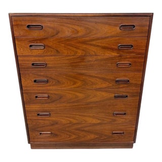 Mid-Century Modern Jack Cartwright Rosewood High Chest For Sale