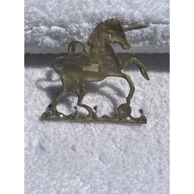 Whimsical Brass Unicorn Key Ring Holder For Sale In Dallas - Image 6 of 9