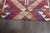 1970s Vintage Handmade Wool Cotton Red Runner Rug For Sale - Image 10 of 11