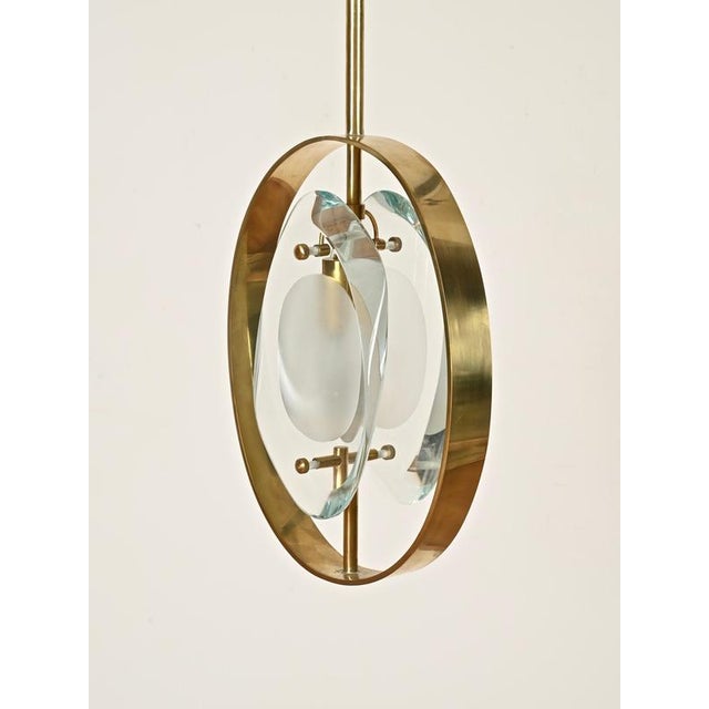Model 1933 Pendant Light by Max Ingrand for Fontana Arte, Italy, 1961 For Sale - Image 3 of 18
