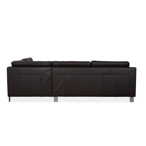 Dark Brown Leather Sofa from Ewald Schillig For Sale - Image 11 of 13