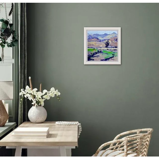 2020s Cowtrack Ranch, Contemporary Modern Oil Painting For Sale - Image 5 of 7