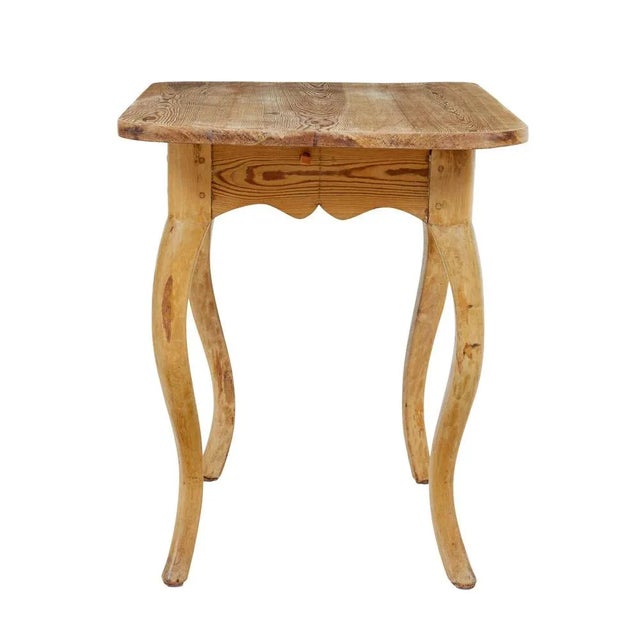 19th Century Swedish Rococo Revival Side Table For Sale - Image 4 of 9