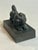French Antique 19th Century French Inkwell Top Lid Lion Dog Bronze Figurine For Sale - Image 3 of 12