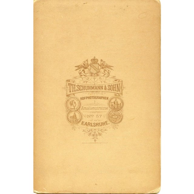 Princess Victoria and Prince Gustaf of Sweden is a photographic reinforced albumen print applied on cardboard. Print of...