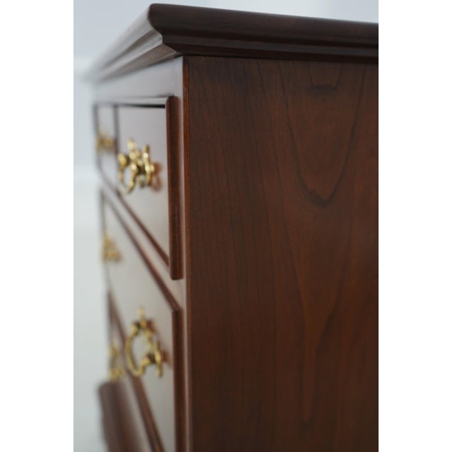 Stickley 3 Drawer Cherry Nightstand Chest For Sale - Image 13 of 18