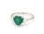 Natural 1.83 cts emerald & 0.46 cts diamond ring in 18k gold For Sale In New York - Image 6 of 18