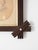 This antique Victorian folk art frame showcases handcrafted charm with its geometric design and porcelain dot accents,...