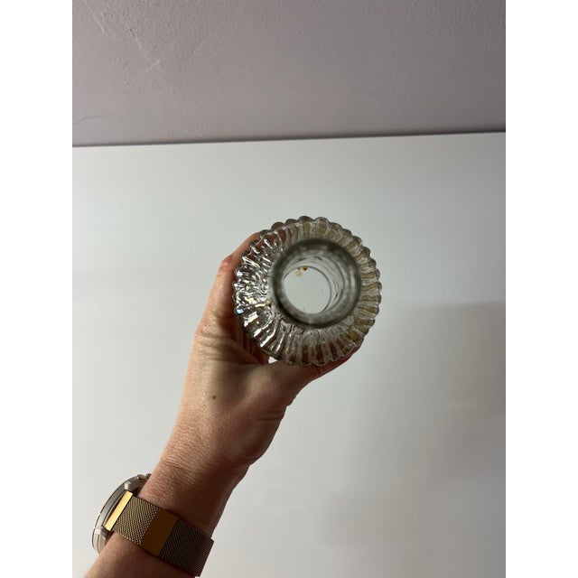 Vase in Ice Glass by Timo Sarpaneva for Iittala For Sale - Image 5 of 8