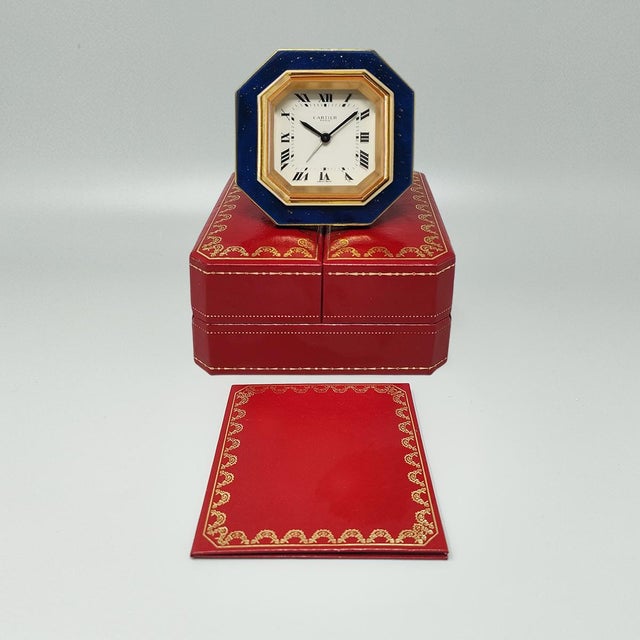 Vintage Pendulette Alarm Clock by Cartier, 1980s For Sale - Image 9 of 10
