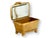 Early 20th Century Antique Gilt Small Jewelry / Ring Box For Sale - Image 5 of 5