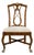 Casa Stradivari Bamboo and Rattan Dining Chair With Ball-and-Claw Feet For Sale