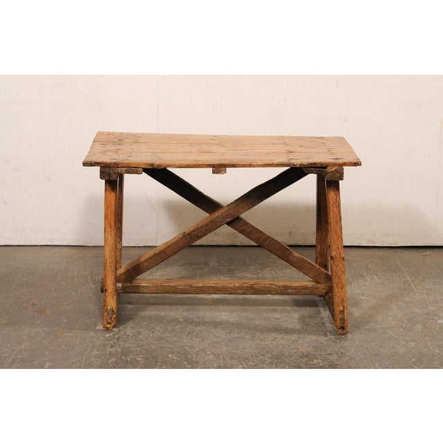 18th C. Rustic Spanish Table or Small Desk For Sale In Atlanta - Image 6 of 11