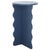 Lilith Wavy Accent Table in Blue For Sale In Philadelphia - Image 6 of 8