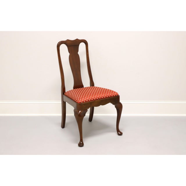Stickley Solid Cherry Queen Anne Style Dining Side Chairs Set of 6