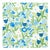 Sample - Schumacher Crewel Garden Fabric in Sky For Sale
