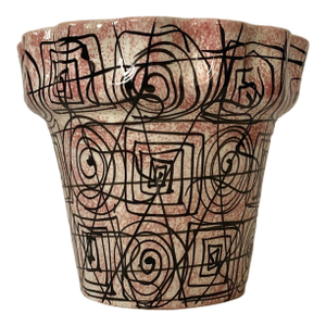 Mid 20th Century Italian Pottery Planter New Old Stock