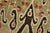 Ikat Rug 6’1” X 8’10” Blue Wool Hand-Knotted Oriental Carpet For Sale - Image 4 of 14