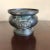 A Maitland Smith bronze foo dog handle footed bowl.