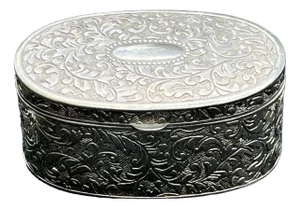 Silver Plate Trinket Box