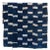 Bold Block Indigo Mud Cloth Throw For Sale