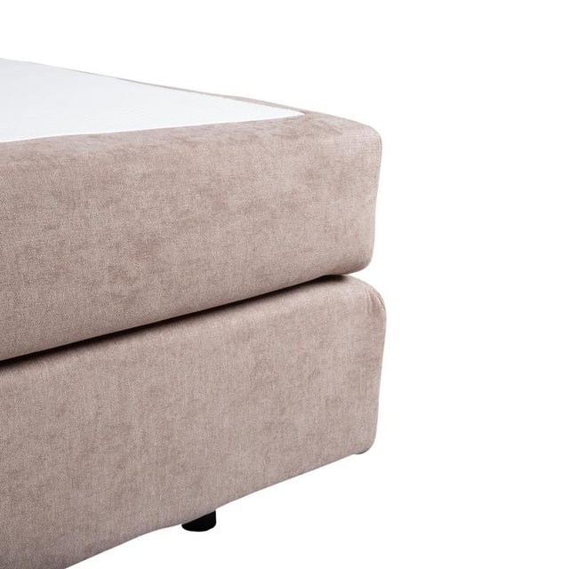 Modern Beige Fabric Avalon Bed from Dayco For Sale - Image 3 of 12
