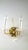 1960s Antique Brass and Lead Crystal Wall Lamps from Palwa, 1960s, Set of 2 For Sale - Image 5 of 7