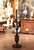 Richly carved and beautifully proportioned, this antique floor lamp reflects the bold character of Louis XIII design while...