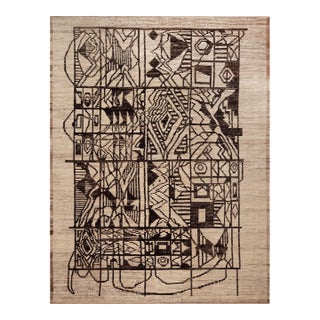 Nazmiyal Collection Abstract Modern Rug For Sale