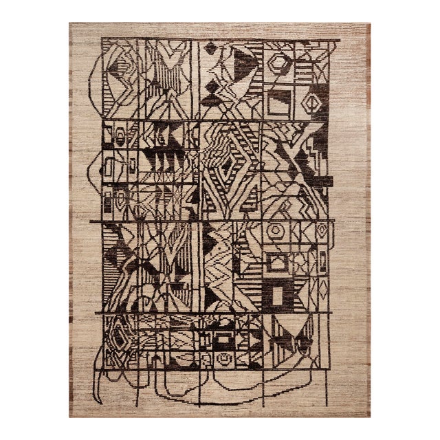 Nazmiyal Collection Abstract Modern Rug For Sale