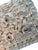 Hand-embroidered Suzani panel from Uzbekistan, worked in fine floss on a cream cotton ground. Gold and blue floral...