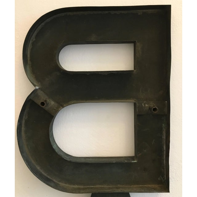 Copper Advertisements Letters Berlin, 1950s, Set of 6 For Sale - Image 8 of 14