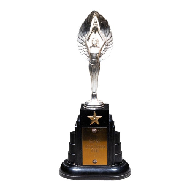Vintage Trophy With Bakelite Base c.1950 For Sale