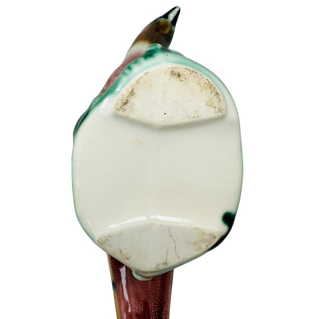Vintage Mid Century Ceramic Pheasant Plant Holder Made in Usa For Sale - Image 11 of 12