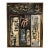 1964 Modern Abstract Decoupage and Mixed-Media Painting by Leonard Mauer, Framed For Sale