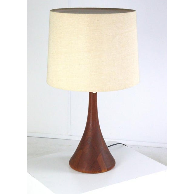 Large Wooden Table Lamp from Domus For Sale - Image 11 of 16